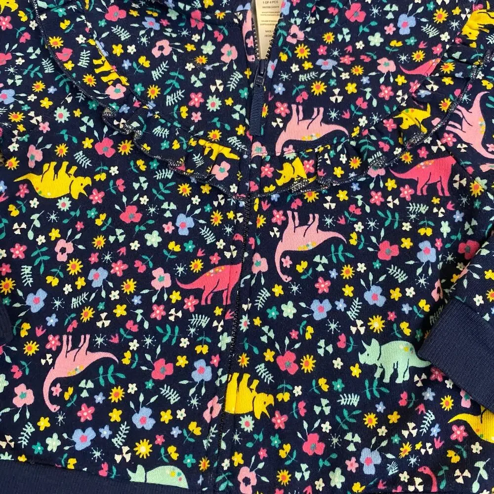 3T Girls Dinosaur Outfit Bundle Old Navy Little Me NWT EUC